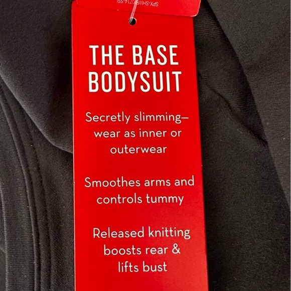 NEW SPANX Long Sleeve Base Body Suit FS6015 Very Black Size Medium - Picture 7 of 9